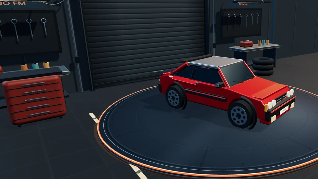 Retro GT في المرآب
